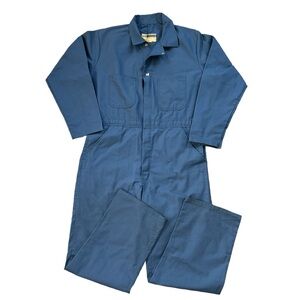 Work Wear‎ Corporation Blue Vintage Mechanic Coveralls Size 42